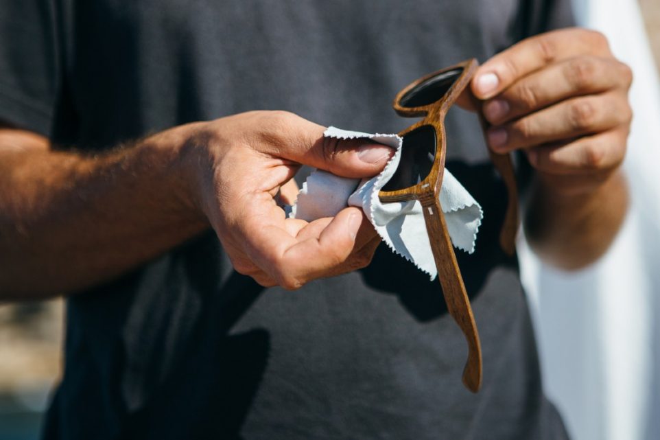 how to clean sunglasses