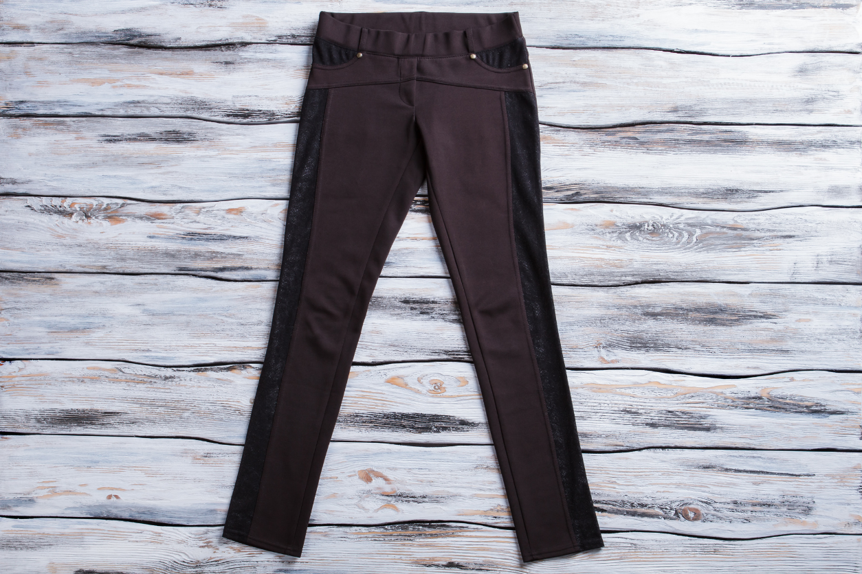 tailored black trouser