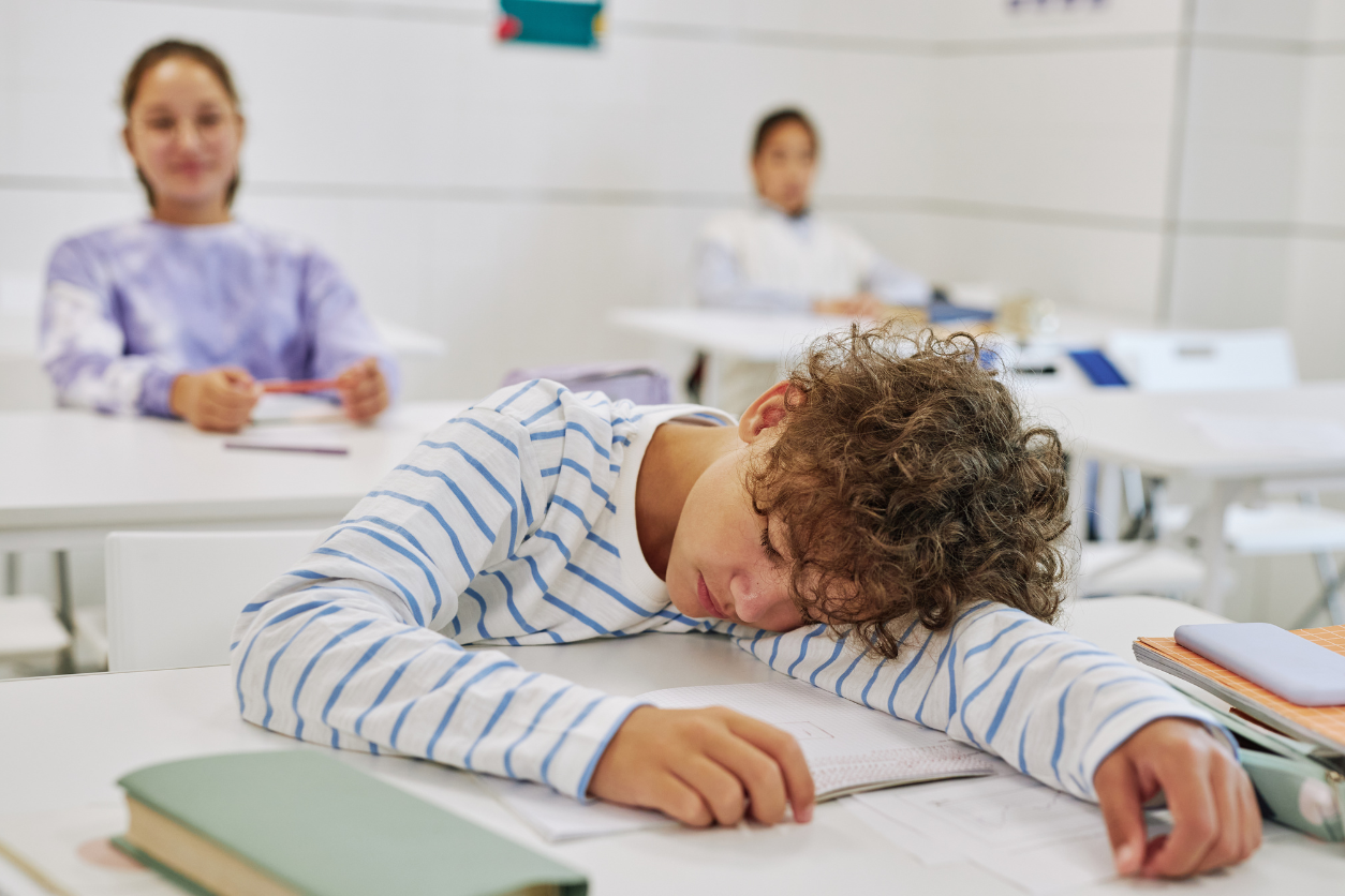 teen sleeping