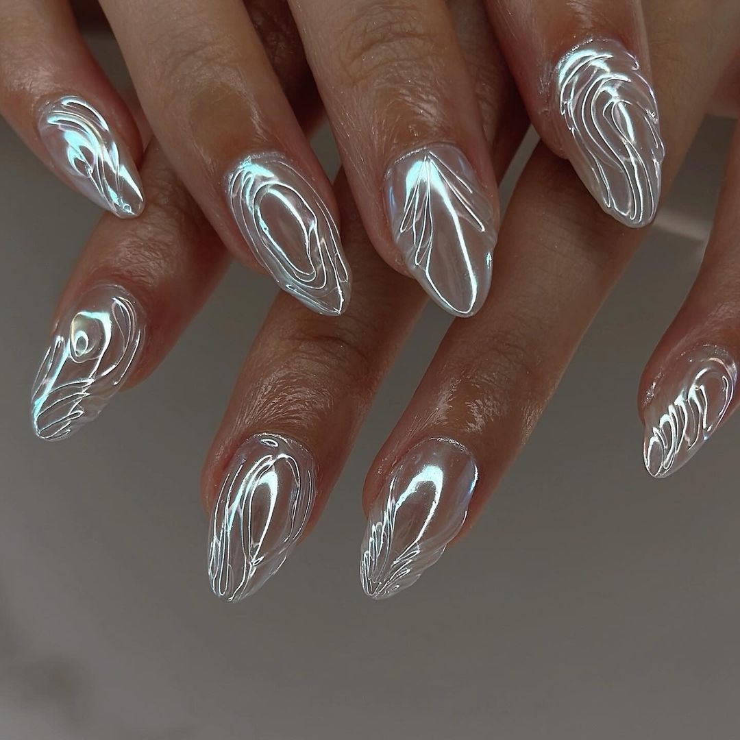 chrome nail ideas