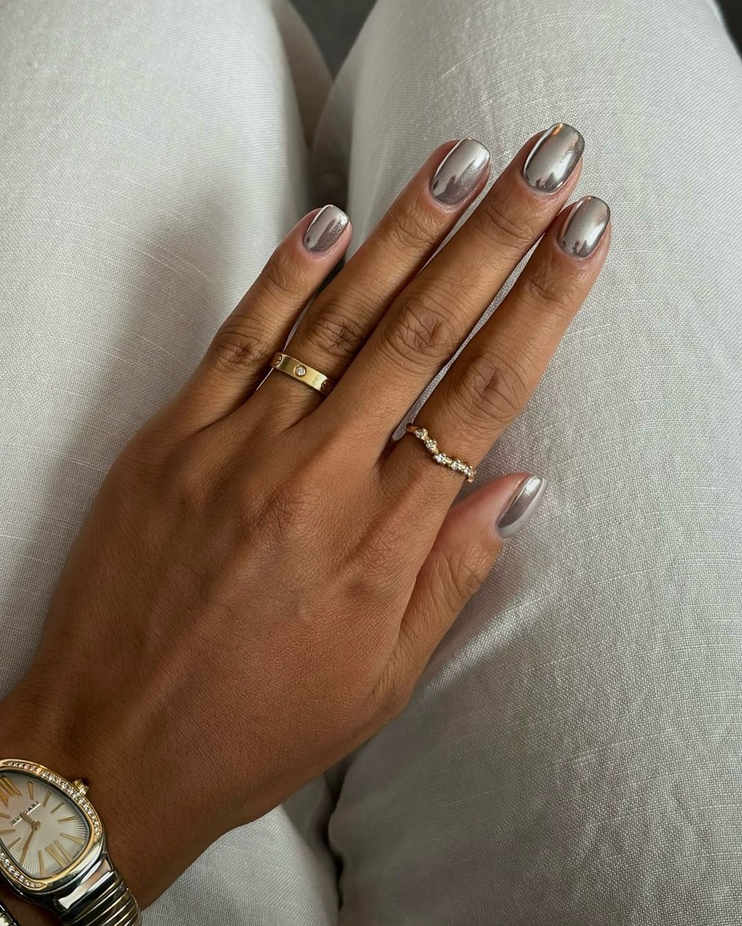 chrome nail ideas