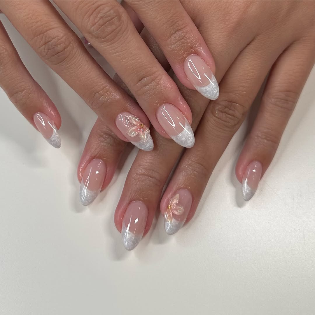 pearlescent nails